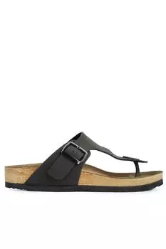 Тапочки унисекс Luke, черный нубук Slazenger