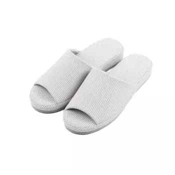 Тапочки унисекс Muji на толстой подошве, серый