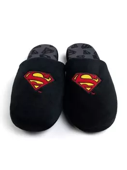 Тапочки United Labels DC Comics Superman Puschen Schlappen Pantoffeln, черный