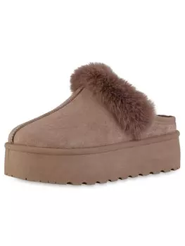 Тапочки VAN HILL Pantoffeln Chloe, хаки