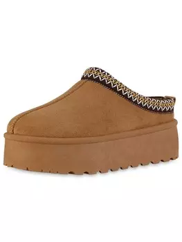 Тапочки Van Hill Slippers Isadora, цвет caramel/dark brown