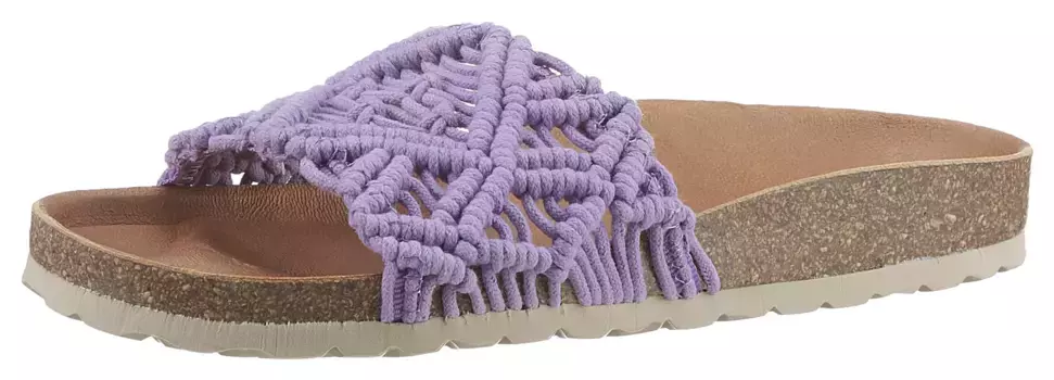Тапочки VERBENAS "Raga Roda", фиолетовый
