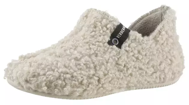 Тапочки VERBENAS "Yoi Curly", для скольжения, бежевый