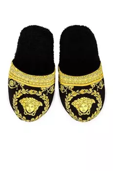 Тапочки Versace Barocco, черный