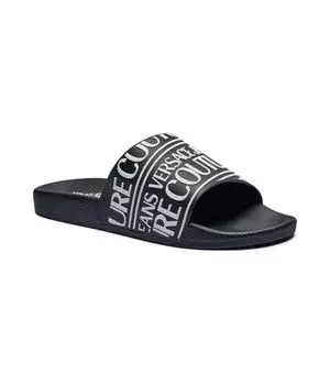 Тапочки Versace Jeans Couture, черный / белый