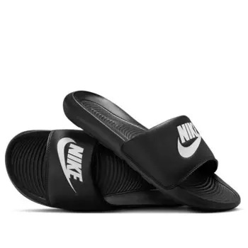 Тапочки victori one slide 'black' Nike, черный