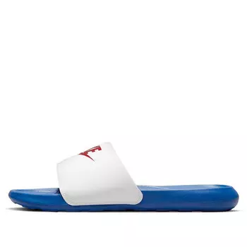 Тапочки victori one slide 'game royal university red' Nike, белый