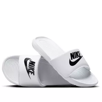 Тапочки victori one slide 'white' Nike, белый