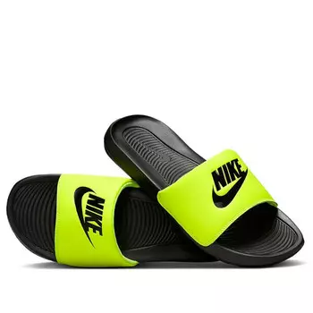 Тапочки victori one slides 'yellow black' Nike, желтый