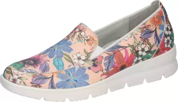 Тапочки Waldlufer "H-Bruni", тапочки, удобная обувь, повседневная обувь на маленьких резинках, ширина H, цвет Multi