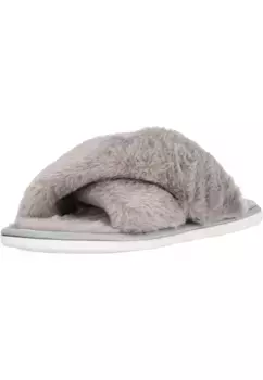 Тапочки WHISTLER "Brahny", на нескользящей подошве, цвет Stein