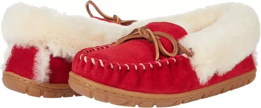 Тапочки Wicked Good Moccasins L.L.Bean, темно-красный