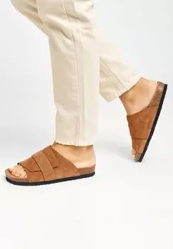 Тапочки Wide Frau Shoes, коричневые