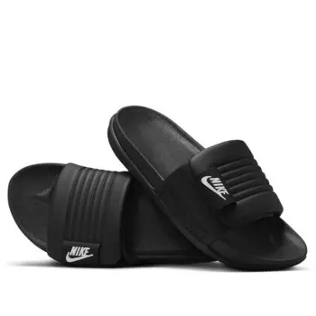 Тапочки вне корта отрегулируйте слайд Nike, черный