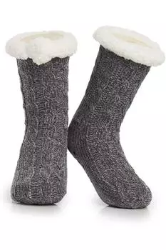 Тапочки вязаные CityComfort, серый