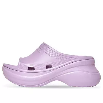 Тапочки x crocs pool slides 'light purple' Balenciaga, фиолетовый