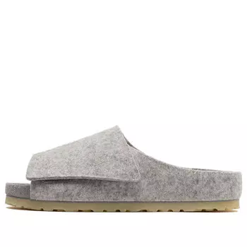 Тапочки x fear of god los feliz felt wool felt sandals 'cement melange' Birkenstock, серый