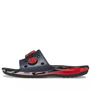 Тапочки x jujutsu kaisen slides 'black' Crocs, черный