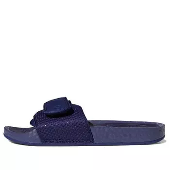 Тапочки x pharrell boost slides Adidas, синий