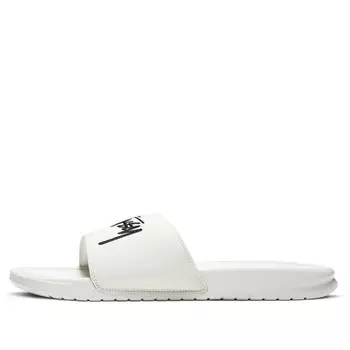 Тапочки x stussy benassi Nike, белый