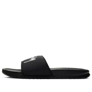 Тапочки x stussy benassi Nike, черный