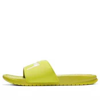 Тапочки x stussy benassi Nike, желтый