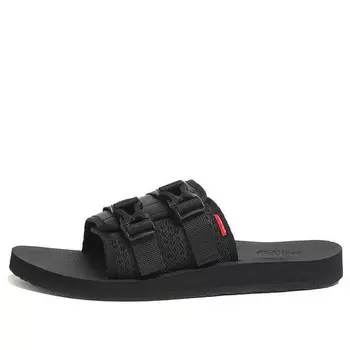 Тапочки x supreme trekking sandals 'black red' The North Face, черный