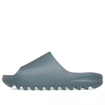 Тапочки yeezy slide 'slate marine' Adidas, синий