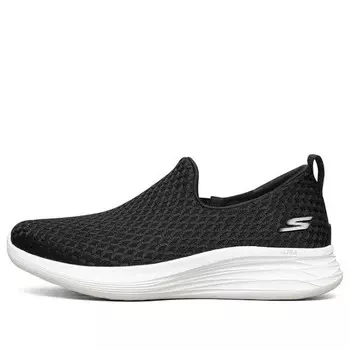 Тапочки you wave sports shoes black/white Skechers, черный