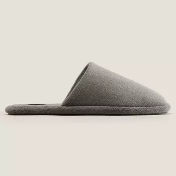 Тапочки Zara Home Terry, серый