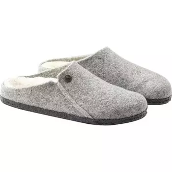 Тапочки Zermatt на овчинной подкладке мужские Birkenstock, цвет Light Gray/Natural Wool