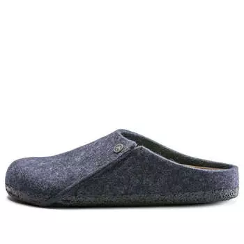 Тапочки zermatt shearling wool felt narrow fit 'blue' Birkenstock, синий