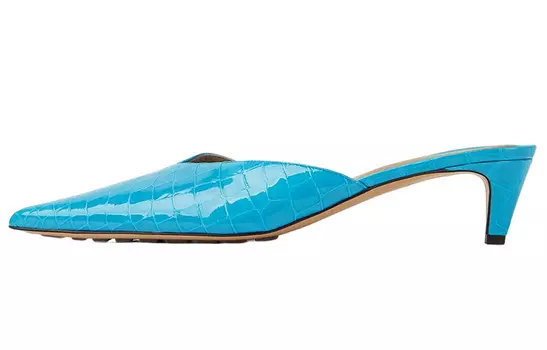 Тапочки женские Bottega Veneta, морской