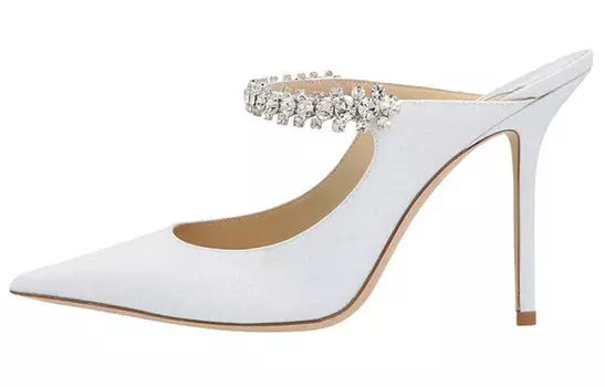 Тапочки женские Jimmy Choo Bing, белый