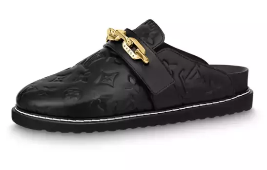 Тапочки женские Louis Vuitton, черный