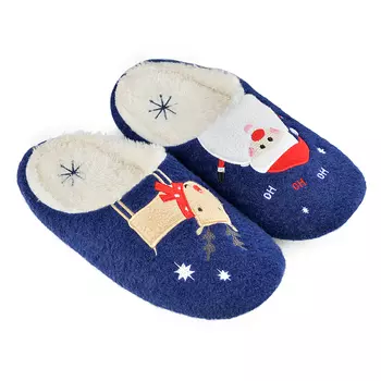 Тапочки женские синие Tendenz