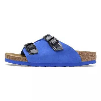 Тапочки zrich tech suede leather sandals 'ultra blue' Birkenstock, синий