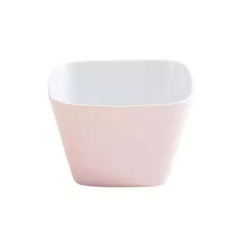 Тарелка Abra Cadabra квадратная маленькая пастельная роза 6 см / 170 мл Kahla, белый/розовый