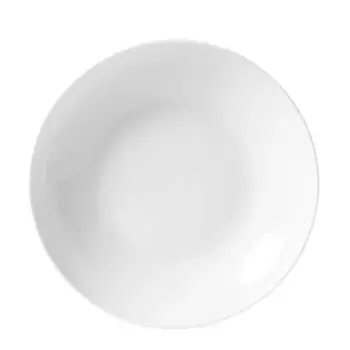 Тарелка Bone China Essential круглая глубокая El Corte Ingls, белый