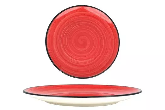 Тарелка Bonna - Aura Passion - фарфор - 27 см, красный