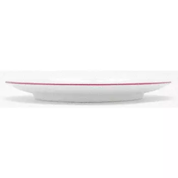 Тарелка «Бордоский олень» Чашка д: 25 см / высота: 2,8 см Gmundner Keramik, бело-красный