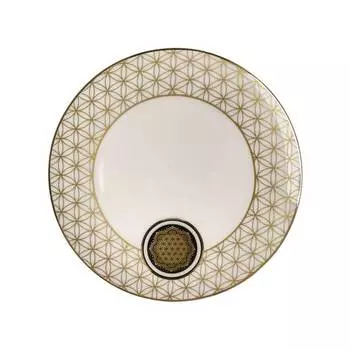 Тарелка цветок жизни Goebel, желтый