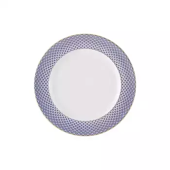 Тарелка десертная Carreau Beige Francisco Rosenthal, синий