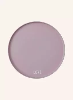 Тарелка десертная, диаметр: 21,5 см. Design Letters, фиолетовый