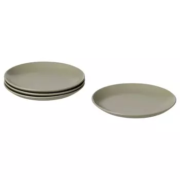 Тарелка десертная, матовая зеленая, 20 см, FRGKLAR IKEA