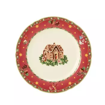 Тарелка для хлеба Marie-Luise Christmas Nostalgia 17 см Seltmann Weiden, красочный