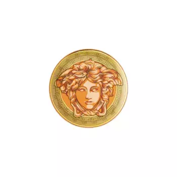 Тарелка для хлеба Medusa Amplified Coin Versace, апельсин