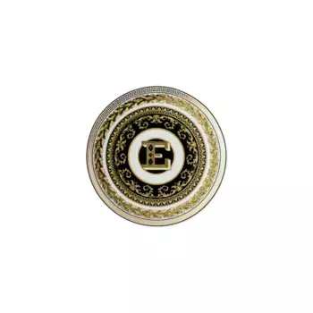 Тарелка для хлеба Virtus Alphabet Versace, белый/черный