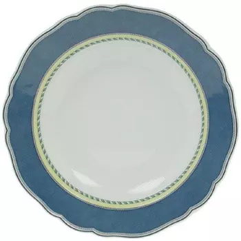 Тарелка для супа Medley Mantova 21 см Hutschenreuther, белый/синий/желтый