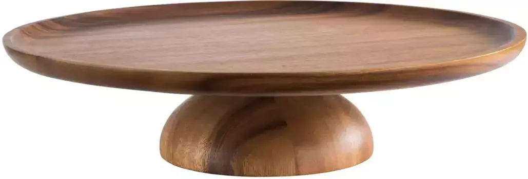 Тарелка для торта APS "сервировочная и тарелка для торта", отличный вариант для презентации Размеры (диаметрх высота): 33х8 см., коричневый